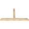 Ekena Millwork Portland Rough Sawn Timber Gable Bracket, Douglas Fir, 60"W x 35"H x 4"D x 4"F, 14/12 Pitch GBW060X35X0404POR00RDF - alternate 4